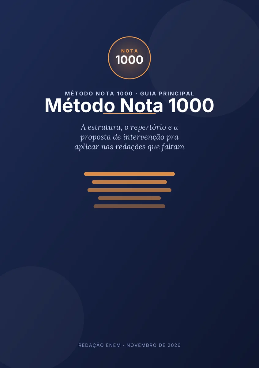 Capa do guia Método Nota 1000.